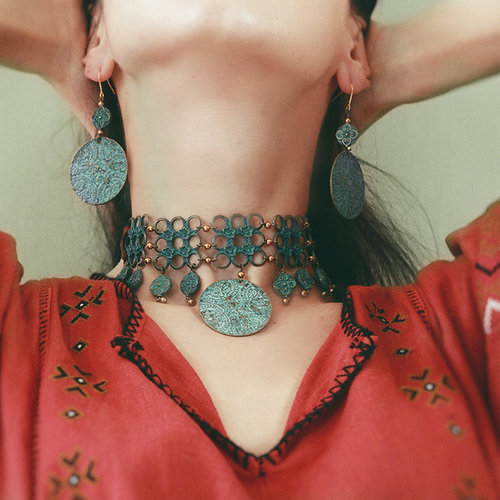 耳环invia民族风尼泊尔复古原创