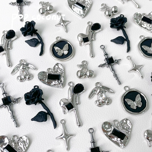 Металлическая подвеска, ожерелье, браслет из бисера ручной работы, аксессуары, 2 карат, DIY