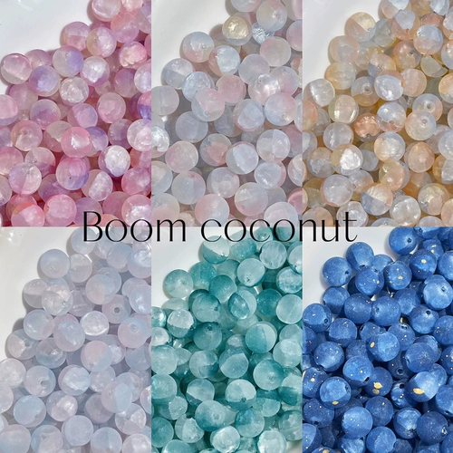 Стеклянная матовая луна, браслет из бисера с бусинами ручной работы, бусины, аксессуар с аксессуарами, 10мм, «сделай сам»