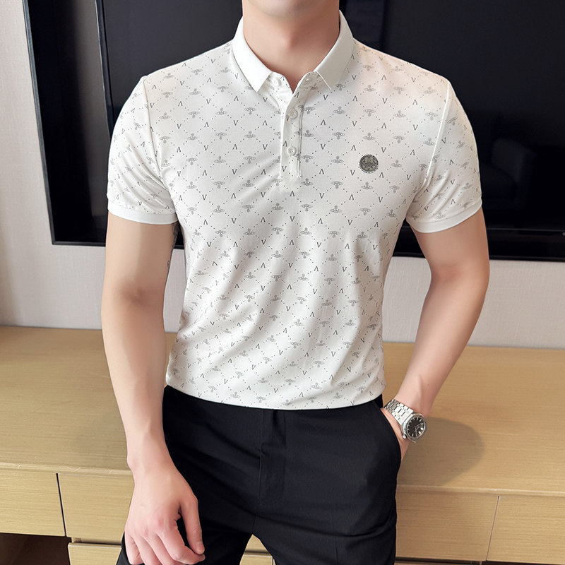 夏季新款翻领短袖POLO衫男PL6612-P55,男装T恤,电商D308