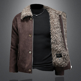 冬季男装大码皮毛一体加绒加厚外套DSD308-Z8808-P265镂空，女装短外套，电商D308