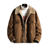 网格挂拍男装冬季新款皮毛一体加绒加厚外套Z2880-P240大码，女装短外套，电商D308