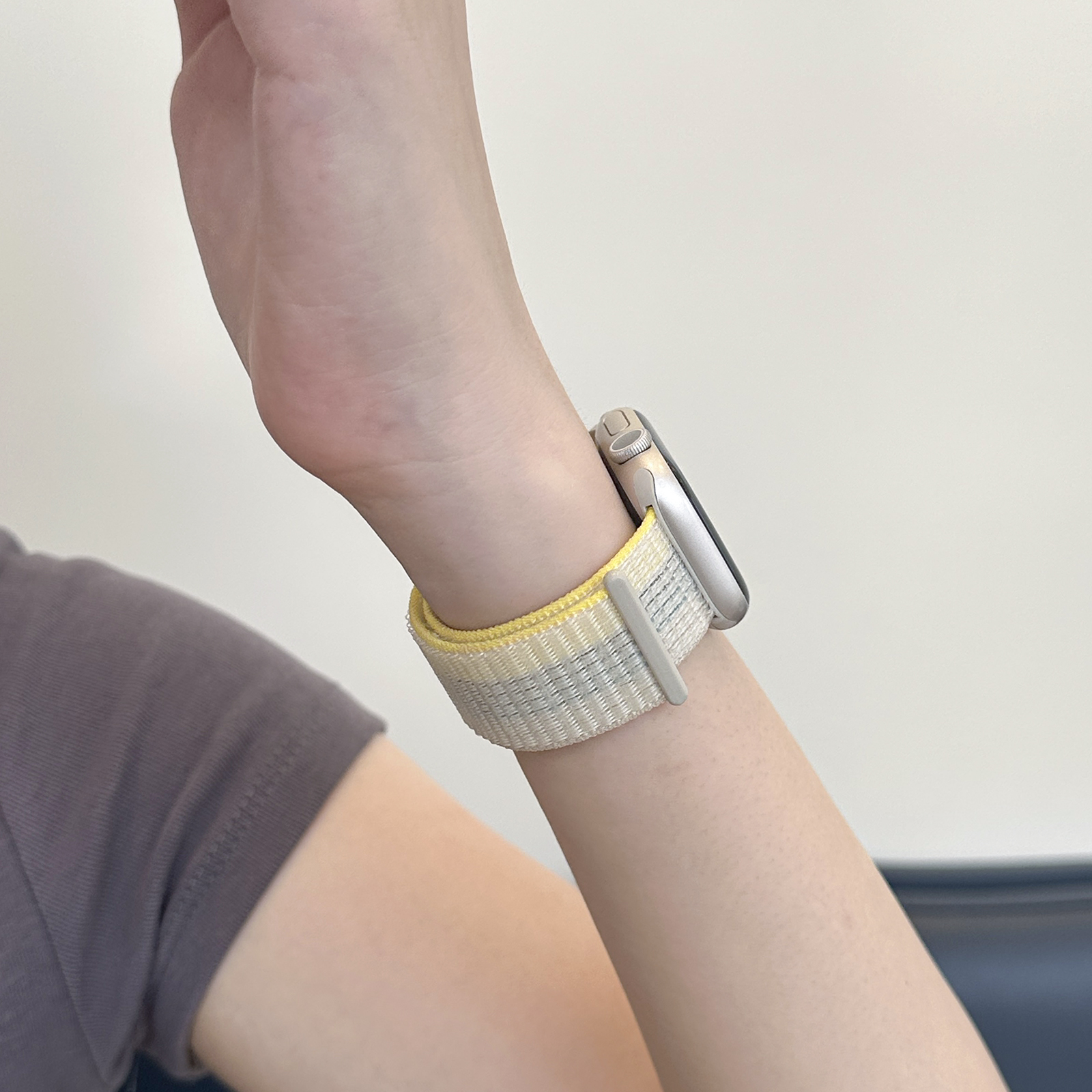 【官方同款】适用applewatchS10手表带尼龙回环式9/8苹果手表表带iWatchS7/6/5/SE2魔术贴运动透气编织男女款