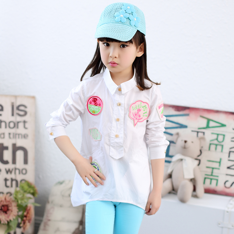 Chemise fille à manche longue - Ref 2084728 Image 5
