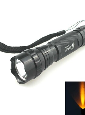 UltraFire 501B CREE XP-E2 585nm 琥珀光 400流明 1档 橘皮手电