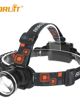 BORUIT RJ-2166 T6 1000流明调焦强光头灯 用AA电池