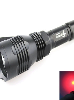 UniqueFire HS-802 CREE XR-E Q5 红光 单档远射 LED手电