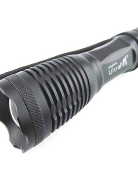 UltraFire E6 CREE XM-L2 1800 流明 5-档可伸缩调焦LED手电
