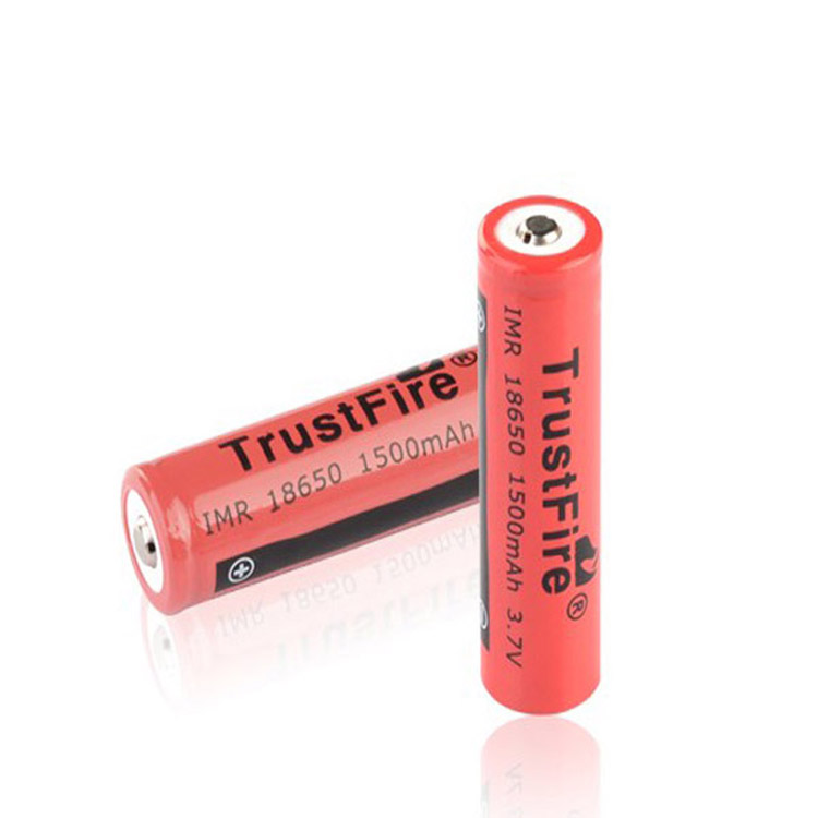 高倍率充放电 TrustFire IMR18650 3.7V 1500mAh 可充电锂锰电池