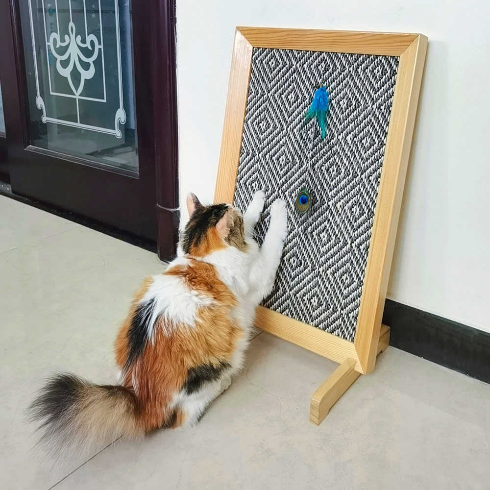 全剑麻耐磨不掉屑是装饰画猫抓板