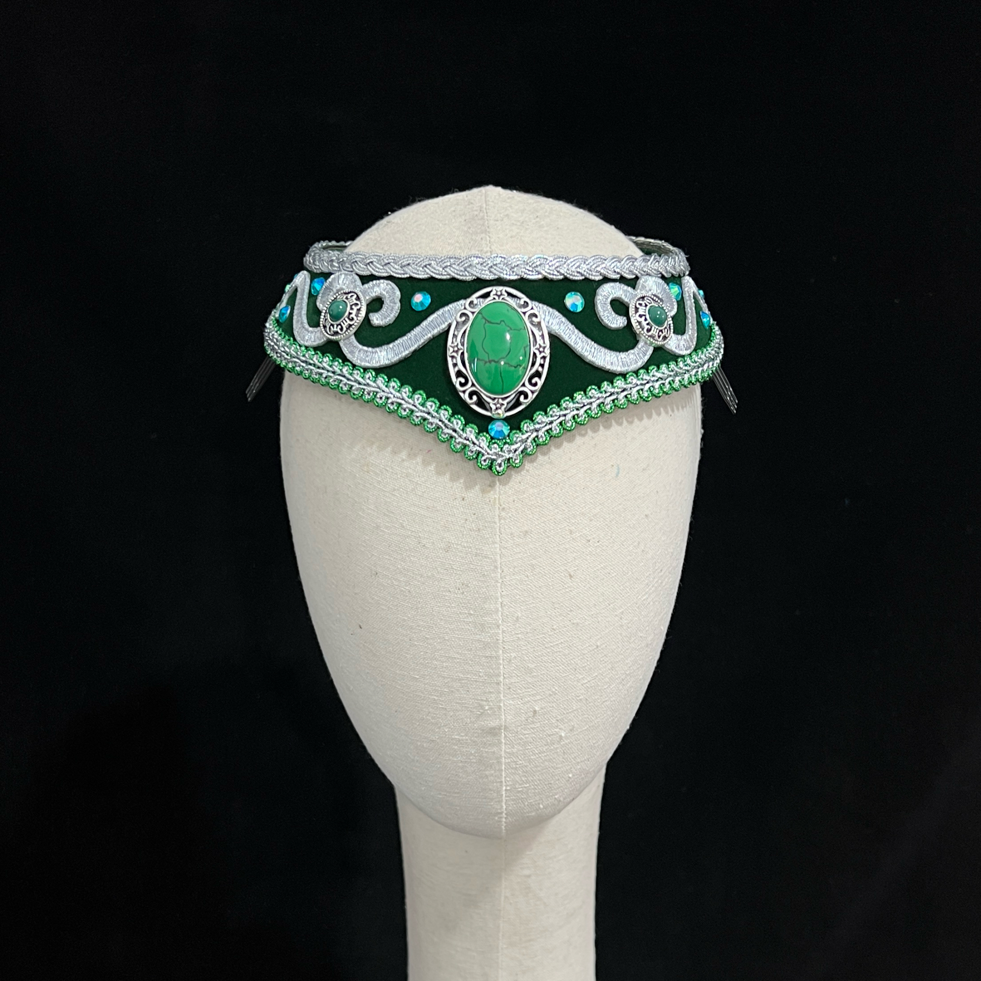 饰良人蒙古族舞蹈头饰草原风少数民族演出表演舞台发饰配件