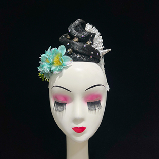 少数民族风傣族剧目傣雨悠悠艺考独舞舞蹈头饰头花舞台演出定制