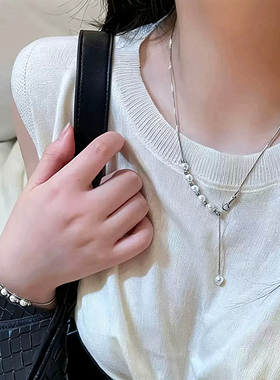 可抽拉珍珠项链多戴设计
