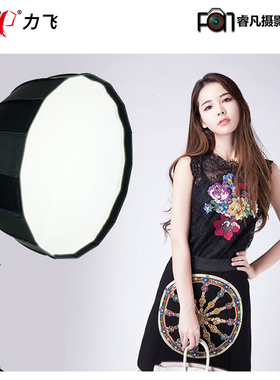 力飞 65cm 105cm 银色伞式雷达罩柔光箱 影棚摄影器材 柔光器具