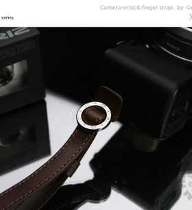 韩国  Gariz 相机挂绳 手腕带X20/NEX7 XM1 XS-WFS 棕色