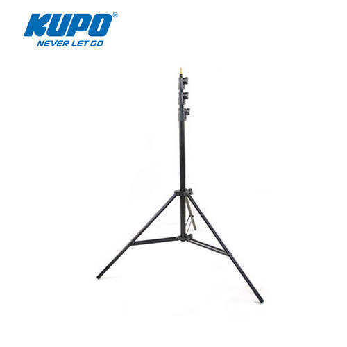 可升高至3.85m，承重9kg，室内户外轻便架设