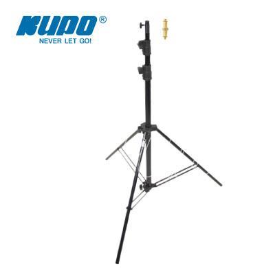 KUPO 169M铝制黑色小型摄影灯架S头三脚架高290cm时承重10kg