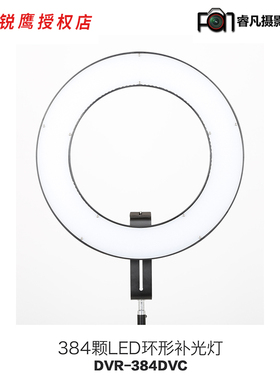 锐鹰  led直播摄影灯 摄像灯补光灯环形灯眼神灯主播灯DVR-384DVC