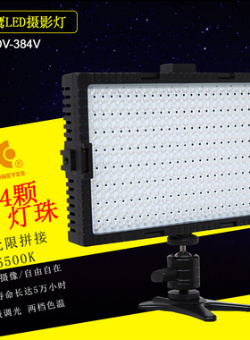 锐鹰  led外拍摄影灯 DV摄像led补光灯 外拍灯 无极调光DV-384V
