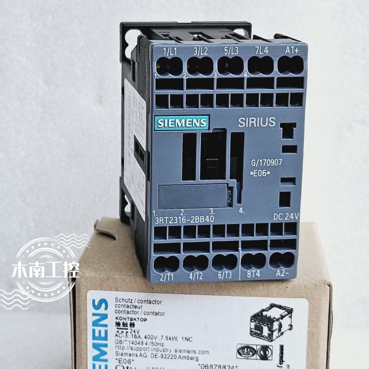 原装西门子/SIEMENS接触器3RT2316-2BB440 DC24V 现货