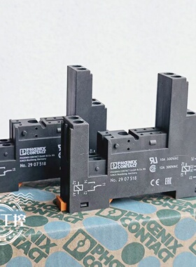 原装菲尼克斯继电器底座ECOR-1-BSC3/2X21 订货号2907518 现货