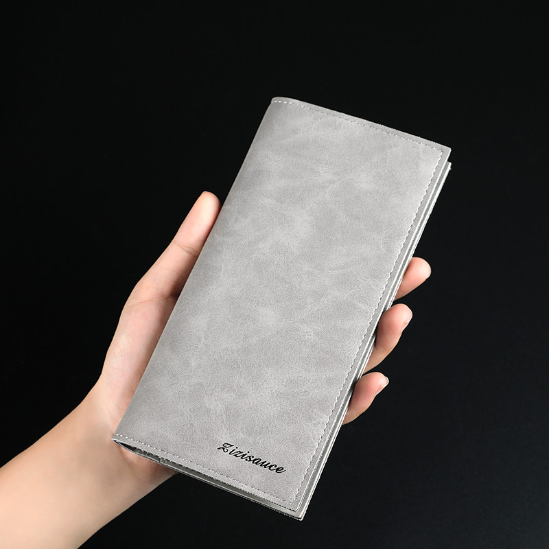 男士钱包长款超薄青年多卡位休闲皮夹卡包日韩潮学生个性复古钱夹,箱包皮具/热销女包/男包,钱包,淘宝优惠券,粉丝福利购,淘宝优惠卷