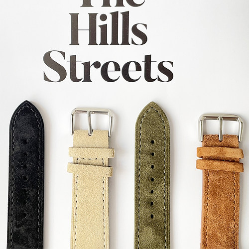 绒皮真皮适用iwatch表带简约风