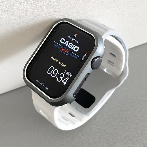 拼色质感硅胶适用iwatch表带