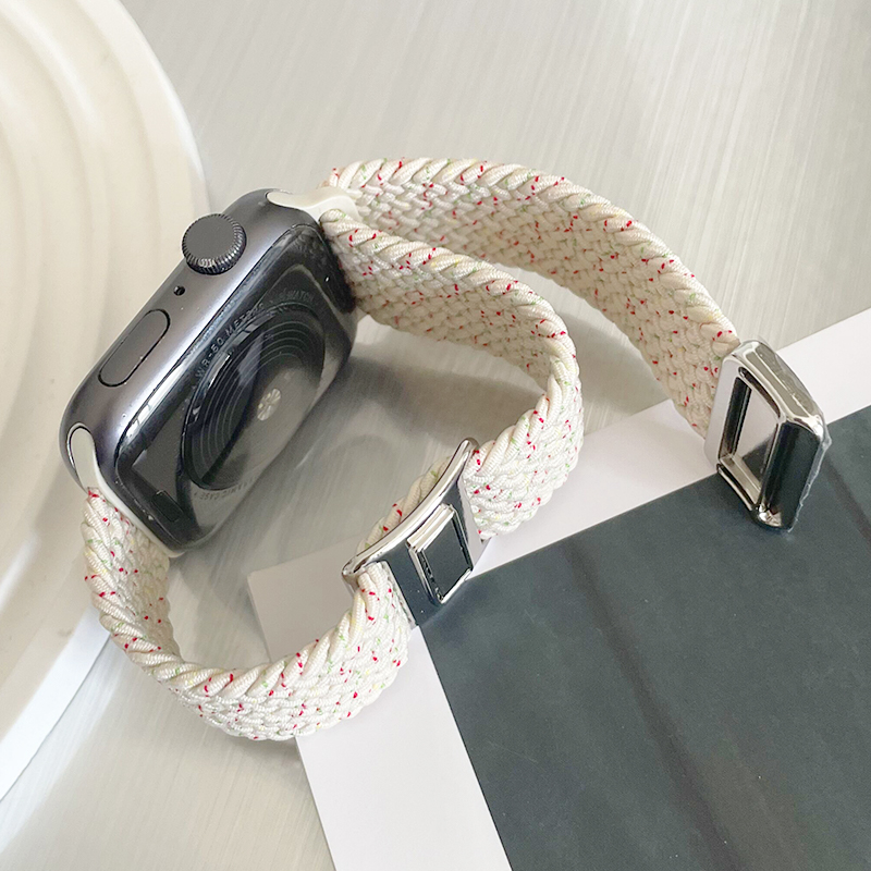 编织尼龙磁吸扣金属iwatch表带s9适用applewatch苹果手表s8新款se使用感如何?