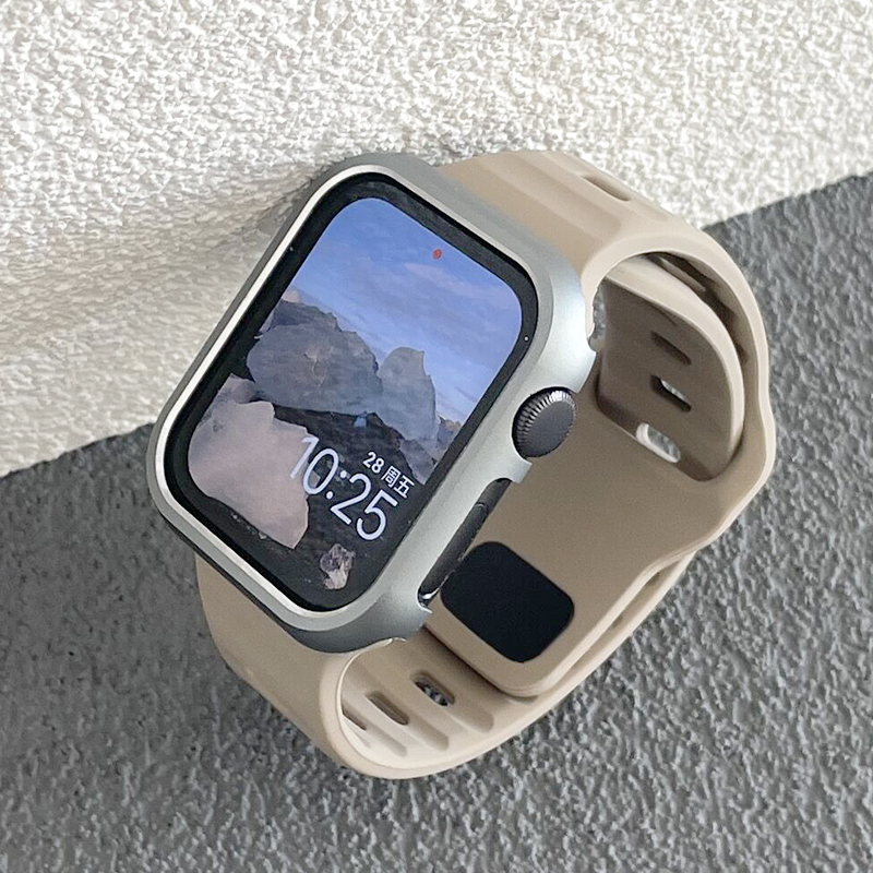 纯色商务硅胶表带iwatch