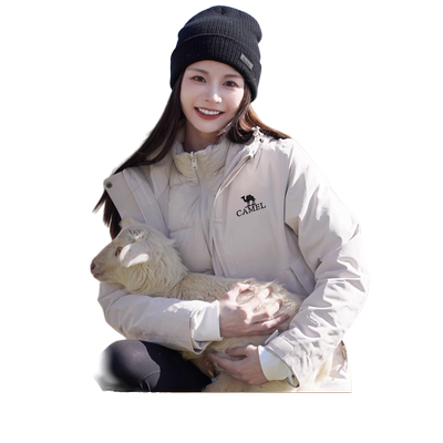 羽绒户外可拆卸冬季外套女