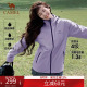 连帽休闲外套 防风加绒短款 骆驼女装 软壳衣防泼水外套2025春秋新款