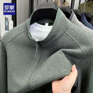 罗蒙秋冬季新款男士一体拉绒外套加厚保暖户外冲锋衣内胆立领夹克
