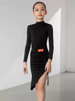 DT children's Latin dance practice suit net red suit daughter children's dance skirt professional competition performance suit Q304319