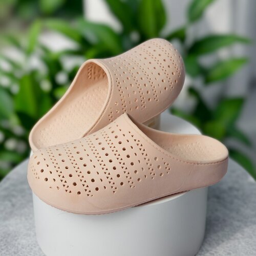 乳胶厚底防滑居家户外包头女凉鞋