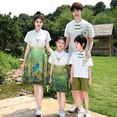 古风套装 国风亲子装 母女裙母子装 马面裙古装 一家三口四口2025新款