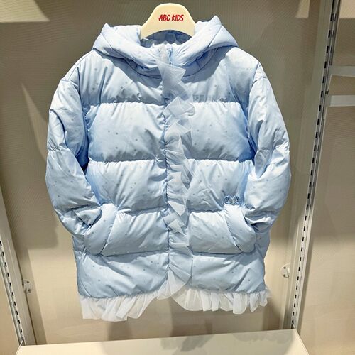 Abckids女童连帽保暖羽绒服