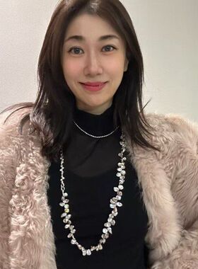 法式优雅天然花瓣珍珠项链女轻