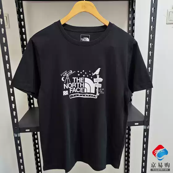 26 Spring and Summer New Models Thenorthface Outdoor Men's and Women's Comfortable and Breathable Pure Cotton Short-Sleeved T-Shirt 8Gve