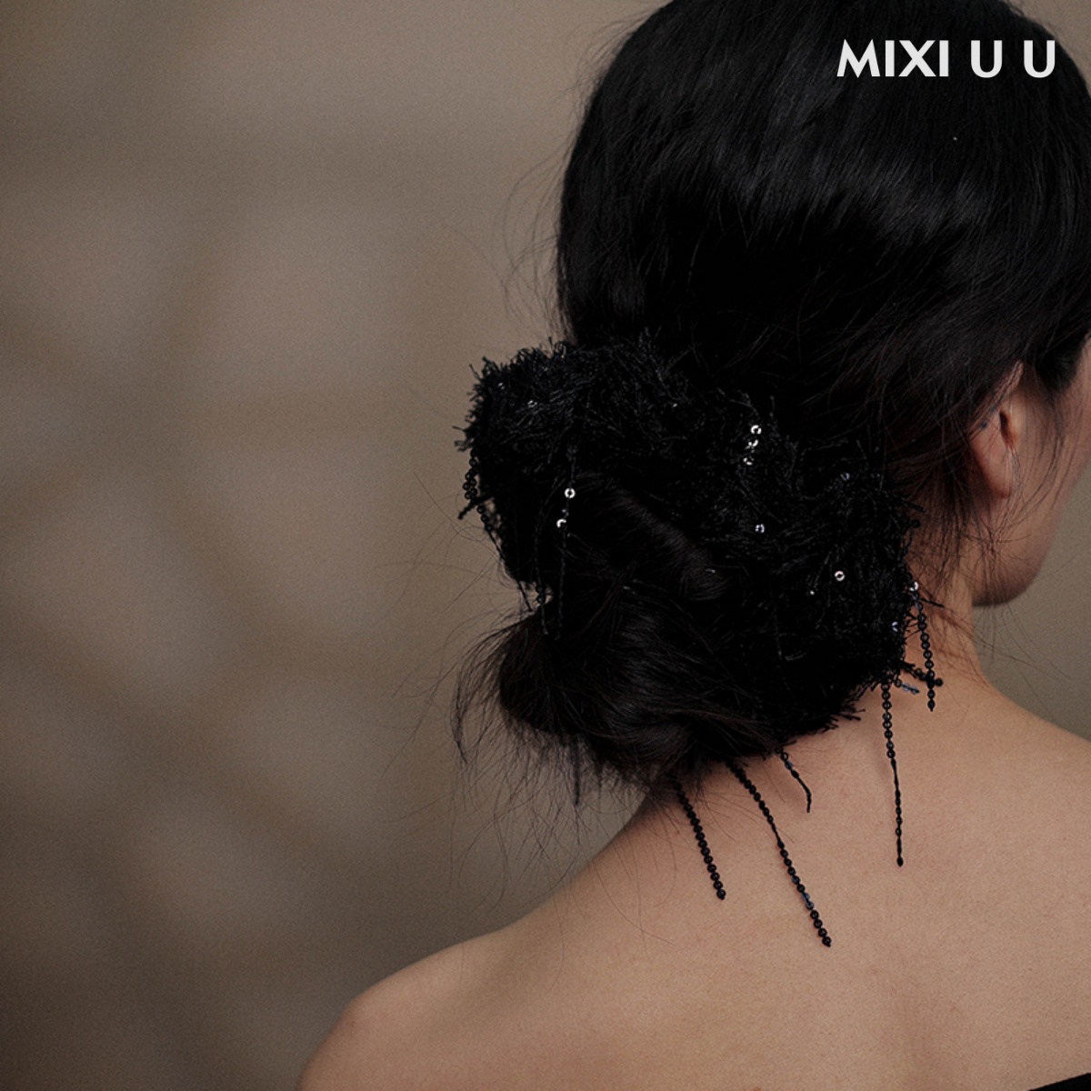 《轻羽》头发皮筋高马尾女扎头发高弹力耐用气质大肠发圈发绳精致