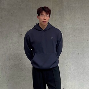 ULTISO本源 重磅廓形连帽卫衣400g液态空气层休闲宽松外套 美式