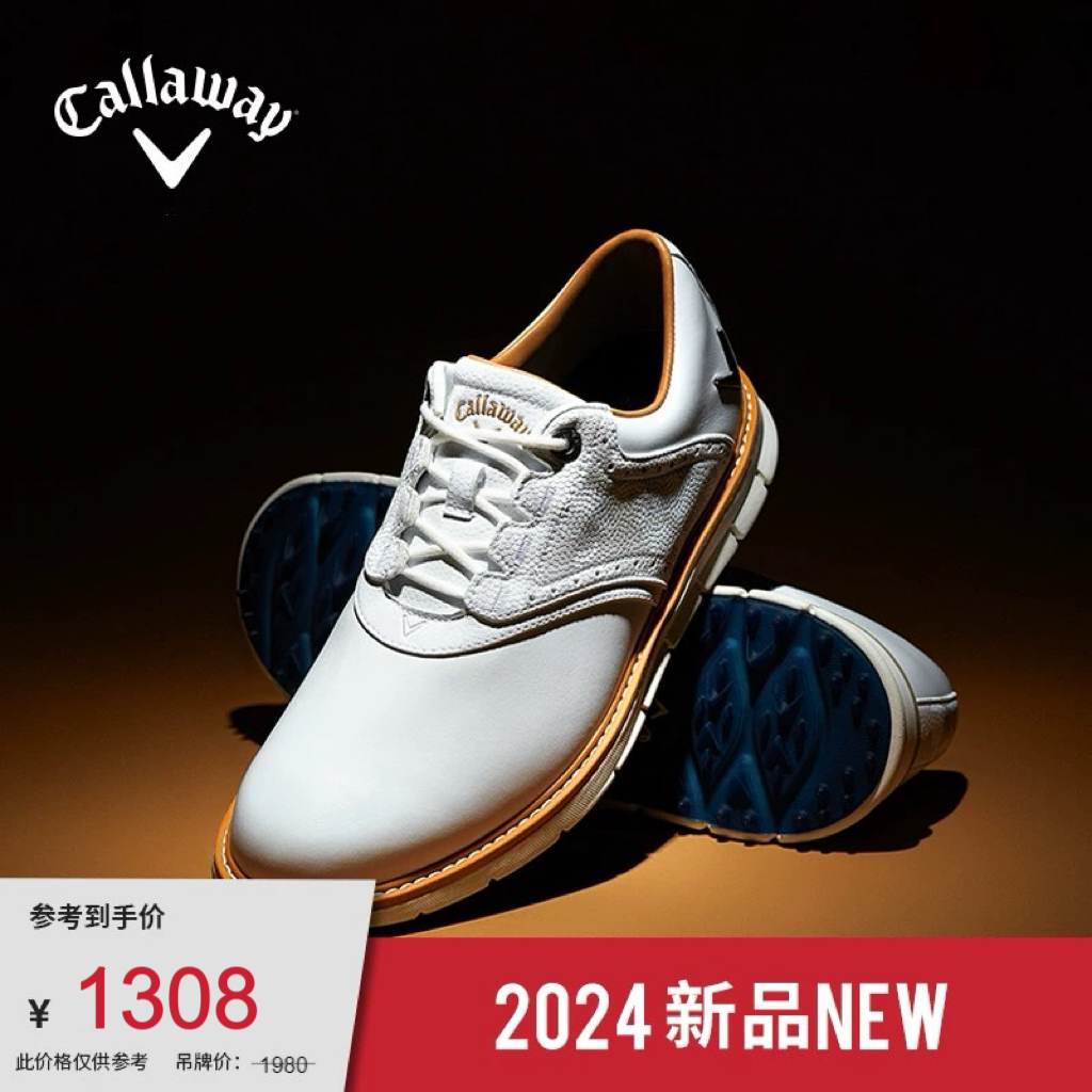 Callaway卡拉威高尔夫球鞋男士 2024新款舒适缓震无钉款运动鞋