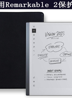 爱保 适用于 新上市Remarkable 2 10.3寸电子书保护套 reMarkable2皮套带手托商务壳