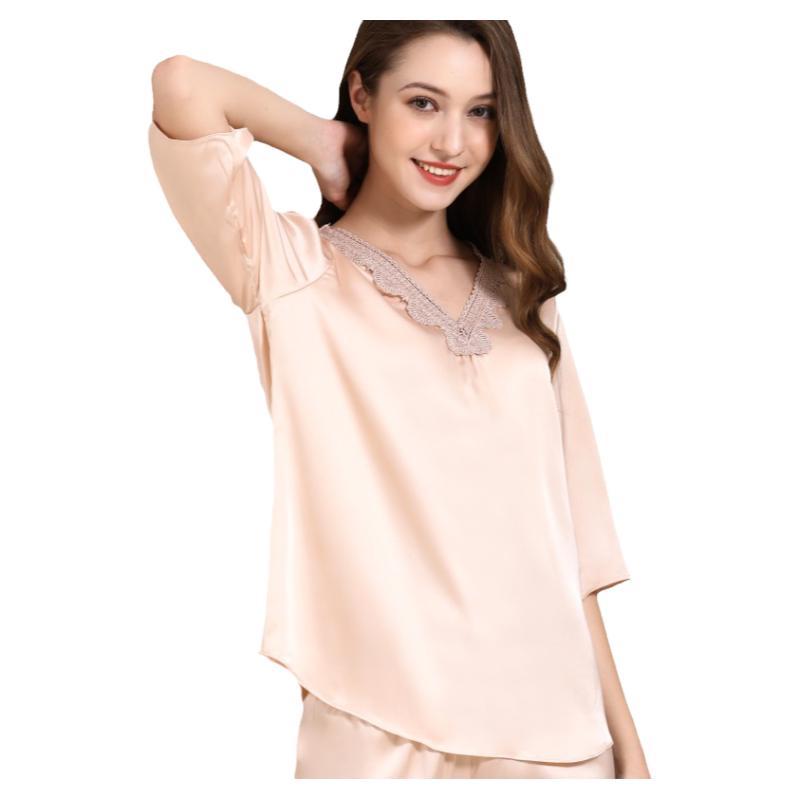 真丝睡衣女套装高级感丝绸家居服