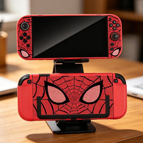 任天堂Switch保护壳套蜘蛛亲肤壳