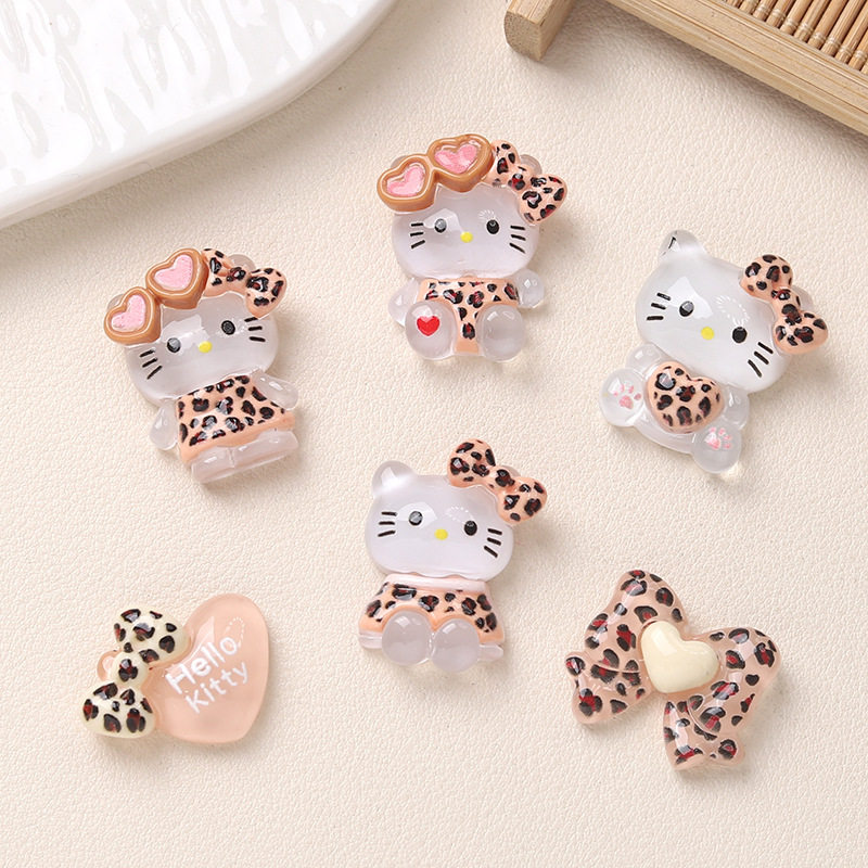 卡通diy树脂配件饰品夜光豹纹猫奶油胶手工制发夹手机壳鞋扣配饰,饰品/流行首饰/时尚饰品新,其他DIY饰品配件,淘宝优惠券,粉丝福利购,淘宝优惠卷