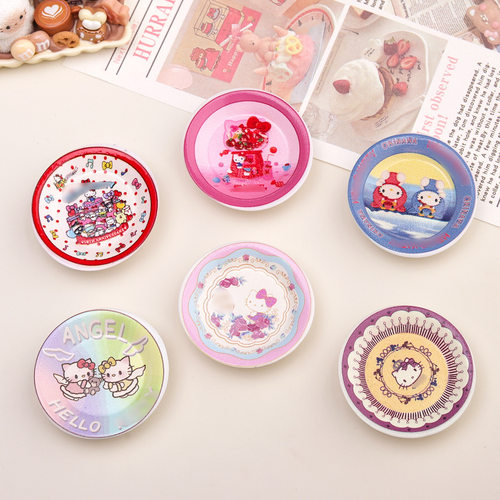 卡通diy树脂配件饰品欧式花纹碗奶油胶发夹手机壳鞋扣钥匙扣吊坠