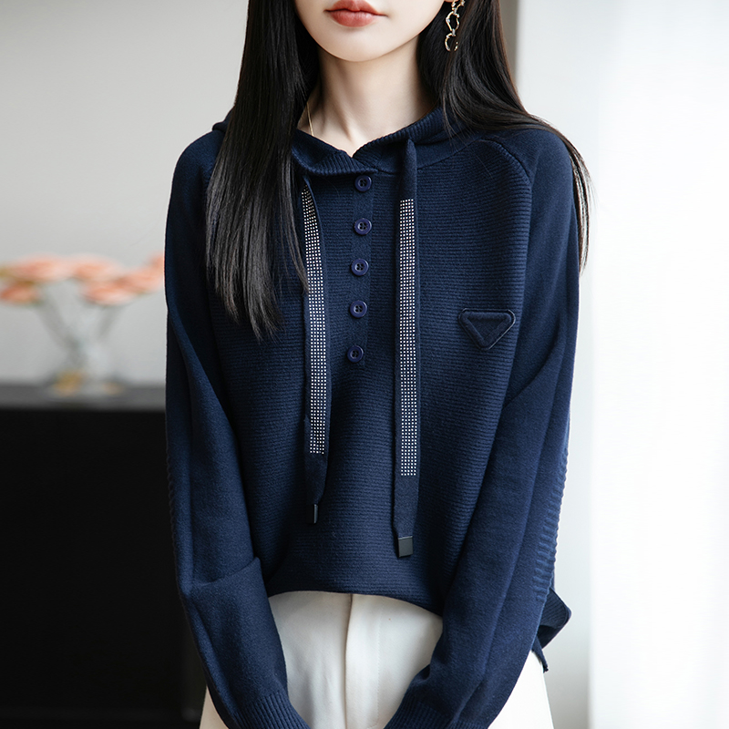 秋冬新款针织打底衫宽松大码女装