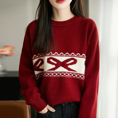 秋冬新款针织打底衫宽松大码毛衣