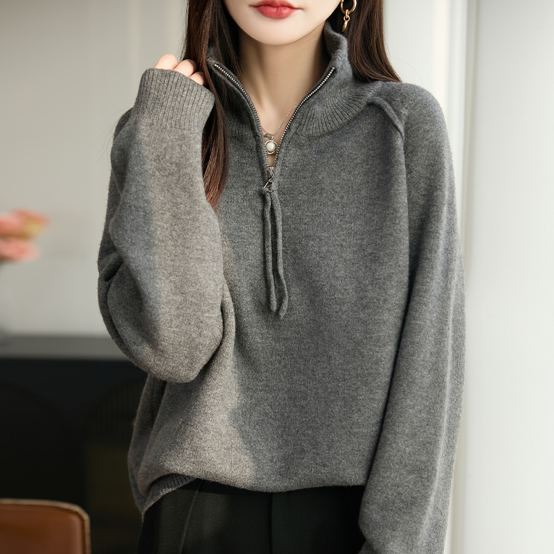 秋冬新款针织打底衫宽松大码毛衣